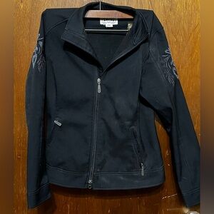 Ariat Black Women's Bomber Jacket with Embroidery